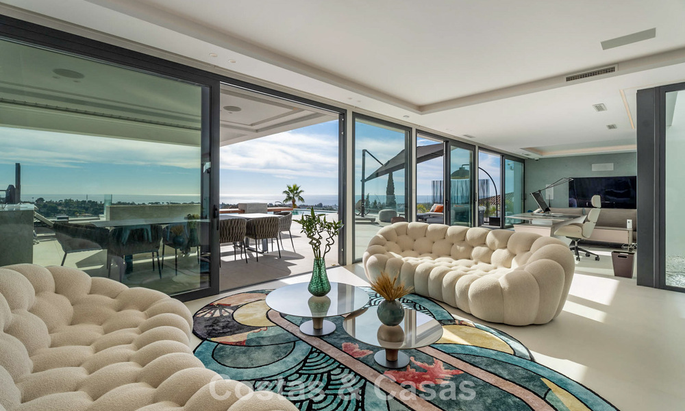 Prête à emménager, villa design ultramoderne avec vues panoramiques à vendre à Marbella - Benahavís 789595