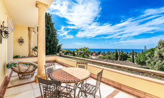 Villa espagnole remarquable à vendre avec vue sur la mer et grand terrain à Sierra Blanca, Marbella 789633 