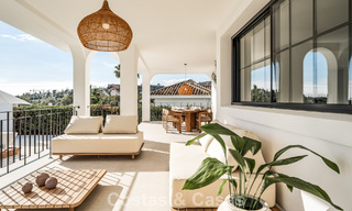 Villa moderne-méditerranéenne avec vue sur la mer à vendre dans un quartier privilégié de Nueva Andalucía, Marbella 789634 