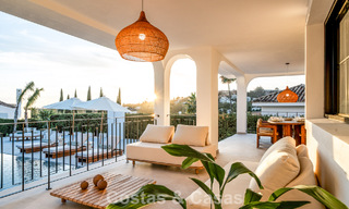 Villa moderne-méditerranéenne avec vue sur la mer à vendre dans un quartier privilégié de Nueva Andalucía, Marbella 789636 