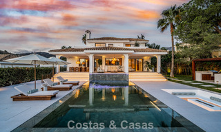 Villa moderne-méditerranéenne avec vue sur la mer à vendre dans un quartier privilégié de Nueva Andalucía, Marbella 789645 