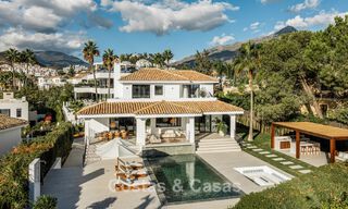 Villa moderne-méditerranéenne avec vue sur la mer à vendre dans un quartier privilégié de Nueva Andalucía, Marbella 789649 