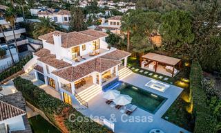 Villa moderne-méditerranéenne avec vue sur la mer à vendre dans un quartier privilégié de Nueva Andalucía, Marbella 789652 