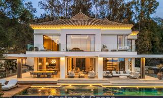 Impressionnante villa de luxe avec vue sur le golf et la mer à vendre à La Quinta, Benahavis - Marbella 790178 