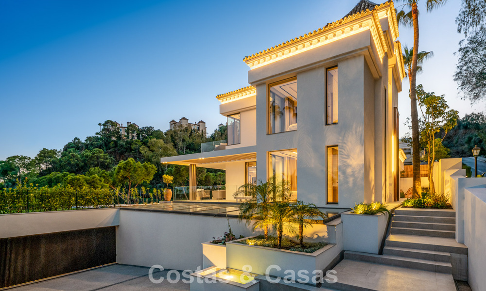 Impressionnante villa de luxe avec vue sur le golf et la mer à vendre à La Quinta, Benahavis - Marbella 790180