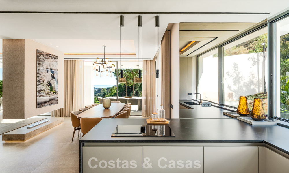 Impressionnante villa de luxe avec vue sur le golf et la mer à vendre à La Quinta, Benahavis - Marbella 790193