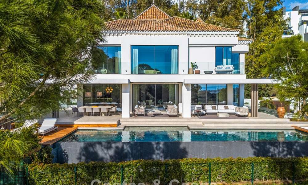 Impressionnante villa de luxe avec vue sur le golf et la mer à vendre à La Quinta, Benahavis - Marbella 790195