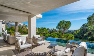 Impressionnante villa de luxe avec vue sur le golf et la mer à vendre à La Quinta, Benahavis - Marbella 790199 