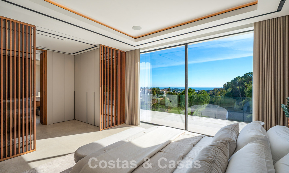 Impressionnante villa de luxe avec vue sur le golf et la mer à vendre à La Quinta, Benahavis - Marbella 790203