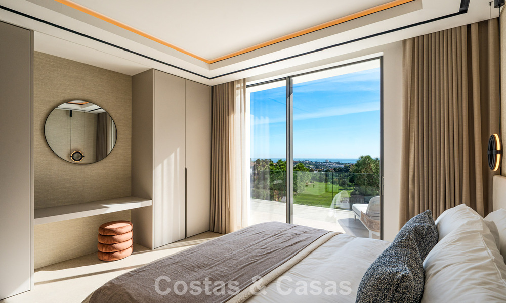 Impressionnante villa de luxe avec vue sur le golf et la mer à vendre à La Quinta, Benahavis - Marbella 790205
