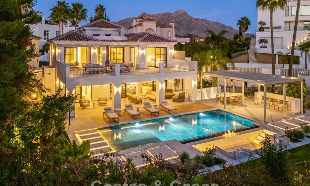Villa de luxe rénovée de première classe à vendre, dans une communauté privilégiée à La Quinta, Marbella - Benahavis 790219