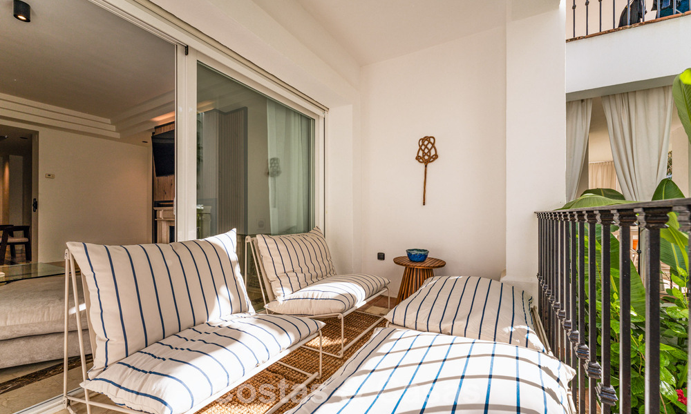 Appartement rénové de manière moderne à vendre dans un magnifique complexe de Sierra Blanca sur le Golden Mile de Marbella 790295