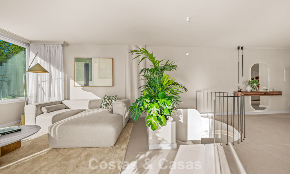 Appartement duplex contemporain rénové, à vendre avec vue sur les terrains de golf à La Quinta, Marbella - Benahavís 790495