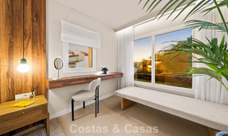Appartement duplex contemporain rénové, à vendre avec vue sur les terrains de golf à La Quinta, Marbella - Benahavís 790511 