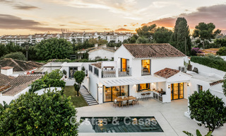 Villa de style méditerranéen moderne à vendre à quelques minutes à pied de la plage et du centre de San Pedro, Marbella 790566 