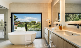 Villa de style méditerranéen moderne à vendre à quelques minutes à pied de la plage et du centre de San Pedro, Marbella 790581 