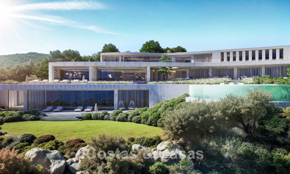 Nouvelle villa de design haut de gamme à vendre avec vue sur la mer dans un domaine sécurisé à Sotogrande, Costa del Sol 790678