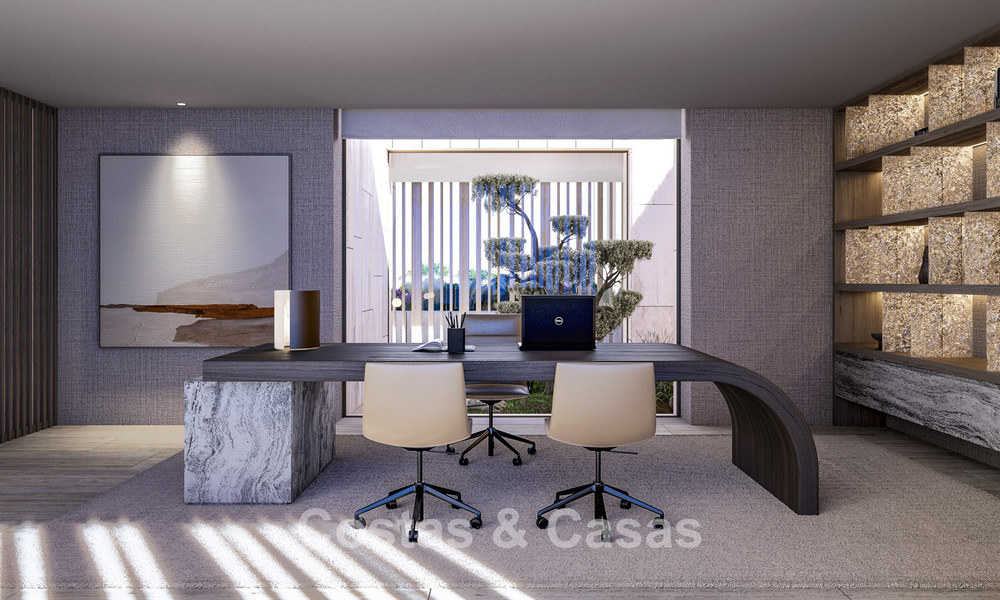 Nouvelle villa de design haut de gamme à vendre avec vue sur la mer dans un domaine sécurisé à Sotogrande, Costa del Sol 790686