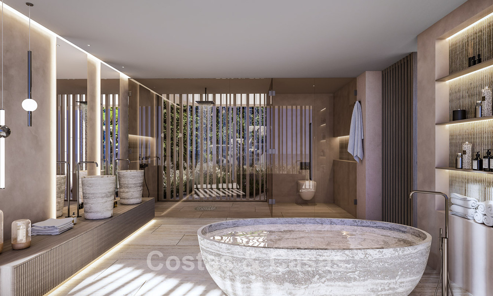 Nouvelle villa de design haut de gamme à vendre avec vue sur la mer dans un domaine sécurisé à Sotogrande, Costa del Sol 790688