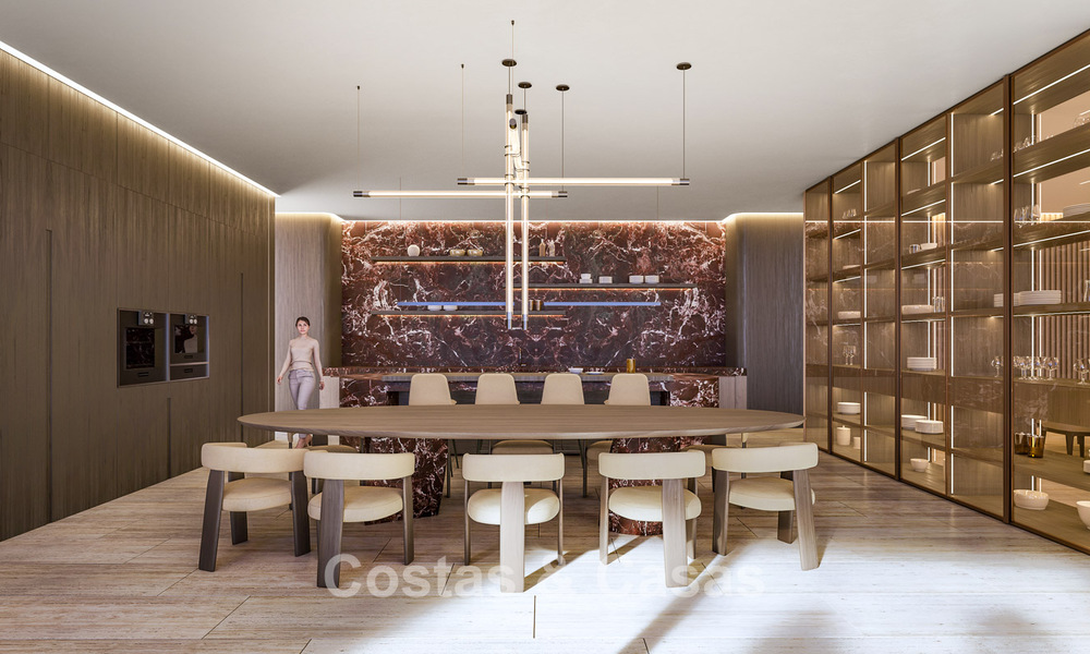 Nouvelle villa de design haut de gamme à vendre avec vue sur la mer dans un domaine sécurisé à Sotogrande, Costa del Sol 790695