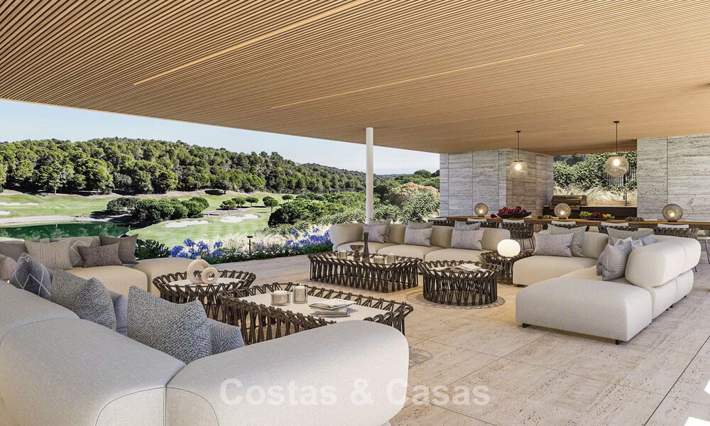 Villa d’architecture contemporaine à vendre, en première ligne de golf, dans une enclave privée à Sotogrande, Costa del Sol 790764
