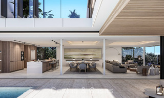 Villa d’architecture contemporaine à vendre, en première ligne de golf, dans une enclave privée à Sotogrande, Costa del Sol 790765 