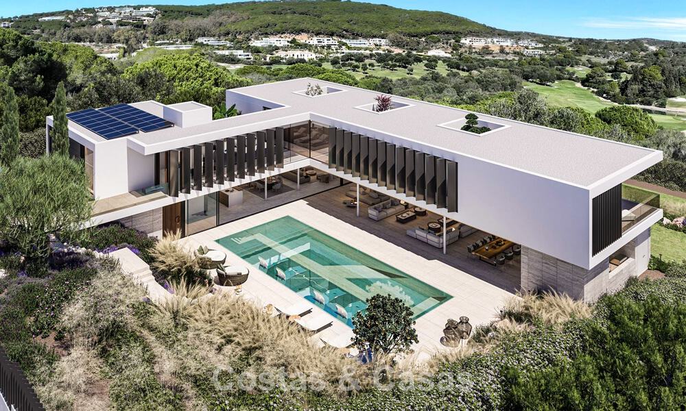 Villa d’architecture contemporaine à vendre, en première ligne de golf, dans une enclave privée à Sotogrande, Costa del Sol 790766