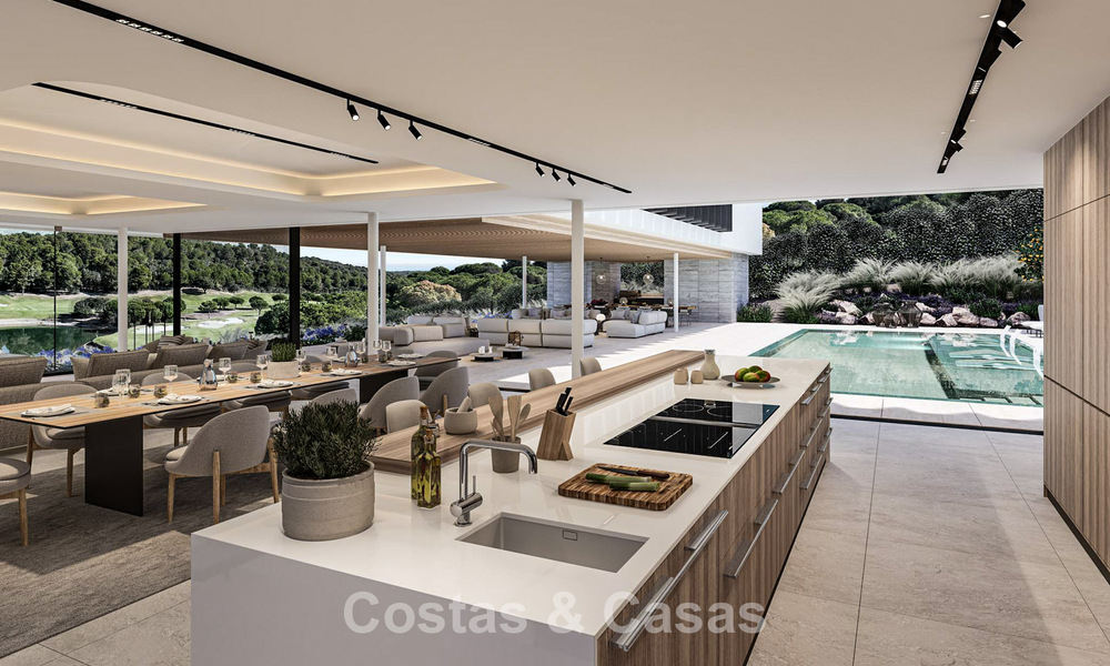 Villa d’architecture contemporaine à vendre, en première ligne de golf, dans une enclave privée à Sotogrande, Costa del Sol 790767