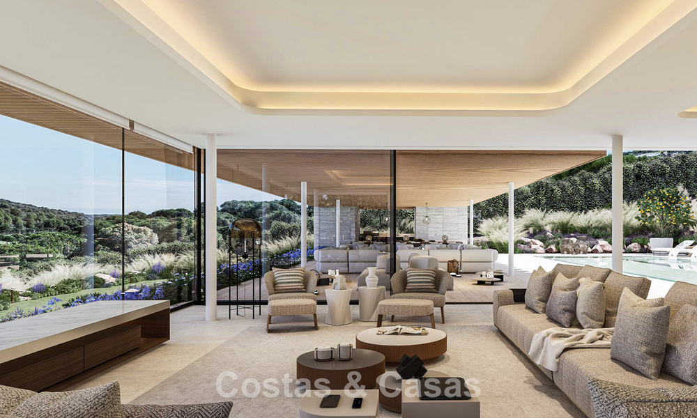 Villa d’architecture contemporaine à vendre, en première ligne de golf, dans une enclave privée à Sotogrande, Costa del Sol 790768