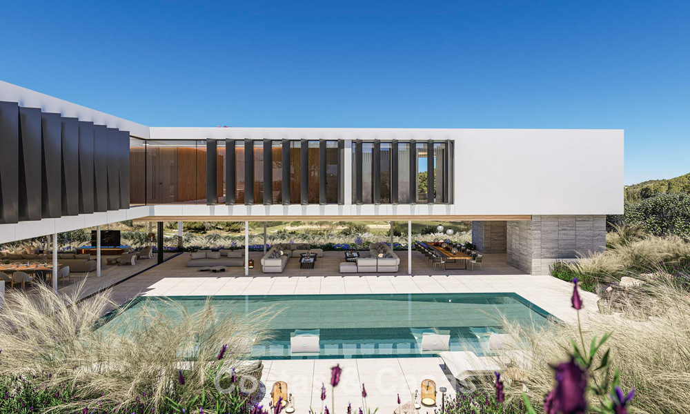 Villa d’architecture contemporaine à vendre, en première ligne de golf, dans une enclave privée à Sotogrande, Costa del Sol 790772