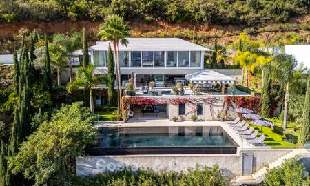 Villa de luxe contemporaine avec vues panoramiques sur la montagne et la mer à vendre dans les collines de Marbella Est 790947