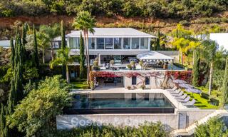 Villa de luxe contemporaine avec vues panoramiques sur la montagne et la mer à vendre dans les collines de Marbella Est 790947 