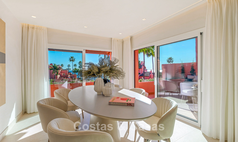 Penthouse à vendre avec vue sur la mer dans un complexe emblématique en première ligne de plage entre Marbella et Estepona 790847