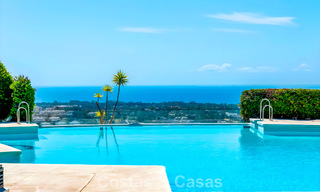 Appartement avec jardin et vue mer à vendre dans une résidence sécurisée à Marbella - Benahavís 791269 