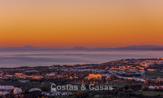 Villa au design avant-gardiste à vendre avec vue panoramique sur la mer, au sein d’un prestigieux resort de golf, Marbella - Benahavís 791006 