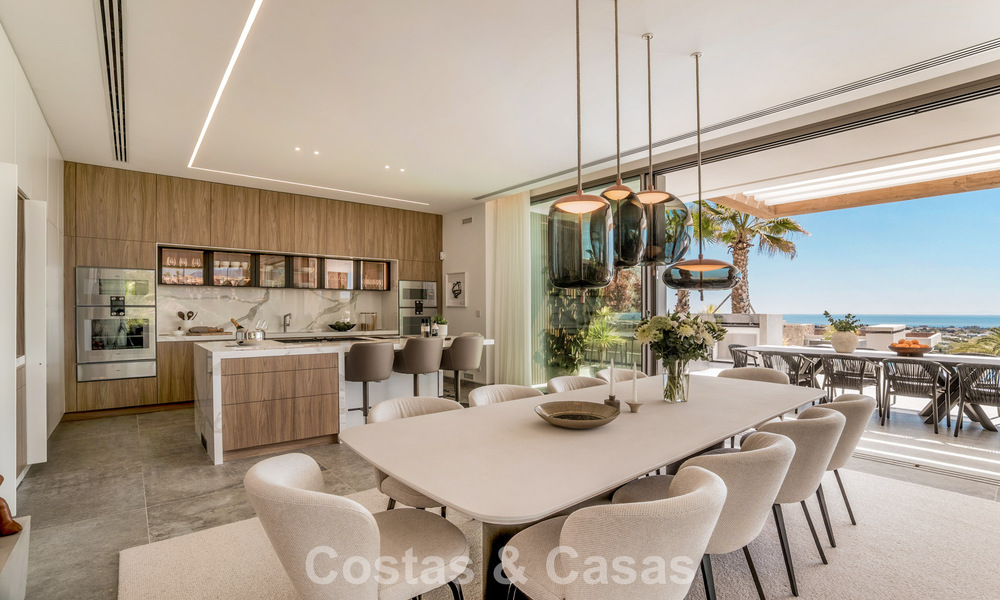 Villa au design avant-gardiste à vendre avec vue panoramique sur la mer, au sein d’un prestigieux resort de golf, Marbella - Benahavís 791011