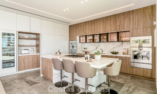 Villa au design avant-gardiste à vendre avec vue panoramique sur la mer, au sein d’un prestigieux resort de golf, Marbella - Benahavís 791016 