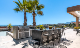 Villa au design avant-gardiste à vendre avec vue panoramique sur la mer, au sein d’un prestigieux resort de golf, Marbella - Benahavís 791022 