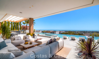 Villa au design avant-gardiste à vendre avec vue panoramique sur la mer, au sein d’un prestigieux resort de golf, Marbella - Benahavís 791026 