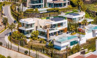 Villa au design avant-gardiste à vendre avec vue panoramique sur la mer, au sein d’un prestigieux resort de golf, Marbella - Benahavís 791029 