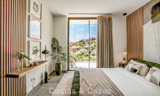 Villa au design avant-gardiste à vendre avec vue panoramique sur la mer, au sein d’un prestigieux resort de golf, Marbella - Benahavís 791030 