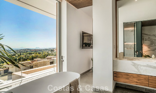 Villa au design avant-gardiste à vendre avec vue panoramique sur la mer, au sein d’un prestigieux resort de golf, Marbella - Benahavís 791039 