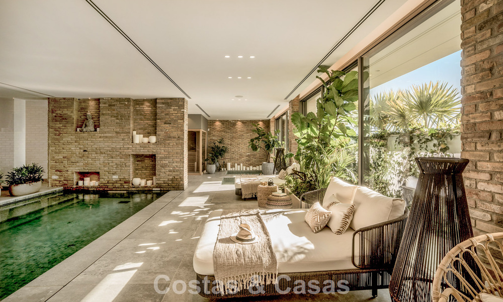 Villa au design avant-gardiste à vendre avec vue panoramique sur la mer, au sein d’un prestigieux resort de golf, Marbella - Benahavís 791048