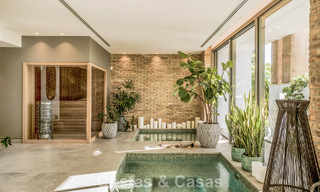 Villa au design avant-gardiste à vendre avec vue panoramique sur la mer, au sein d’un prestigieux resort de golf, Marbella - Benahavís 791049 