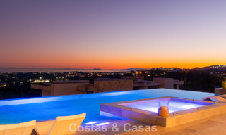 Villa au design avant-gardiste à vendre avec vue panoramique sur la mer, au sein d’un prestigieux resort de golf, Marbella - Benahavís 791073 