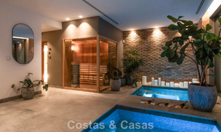 Villa au design avant-gardiste à vendre avec vue panoramique sur la mer, au sein d’un prestigieux resort de golf, Marbella - Benahavís 791084 