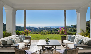 Villa de luxe Espagnole à vendre avec vue sublime sur la mer dans une résidence sécurisée à Benahavís - Marbella 791223 