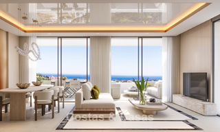 Appartements de luxe exclusifs en première ligne de golf avec vue Mer à Mijas, Costa del Sol 791284 