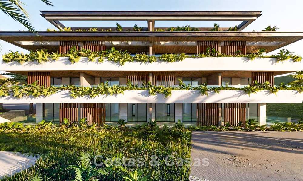 Appartements de luxe exclusifs en première ligne de golf avec vue Mer à Mijas, Costa del Sol 791285