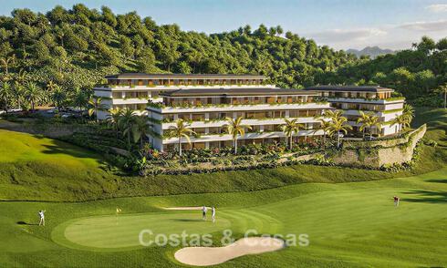 Appartements de luxe exclusifs en première ligne de golf avec vue Mer à Mijas, Costa del Sol 791287